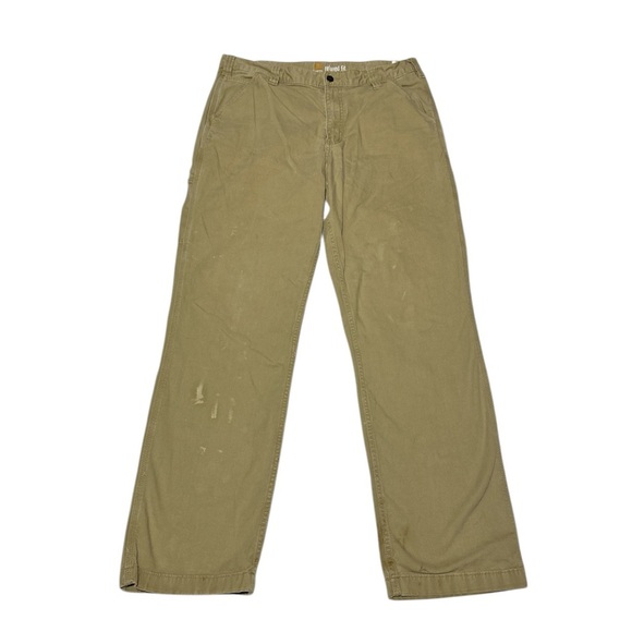Carhartt Relaxed‎ Fit Tan Khaki Cargo Pants Size 36 x 34 - Picture 1 of 3